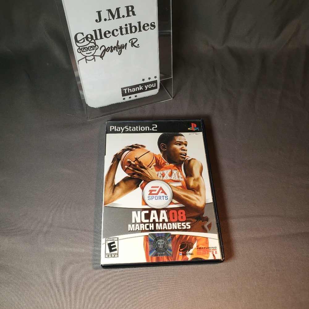 NCAA March Madness 08 Playstation 2 PS2 CIB Complete Tested Working